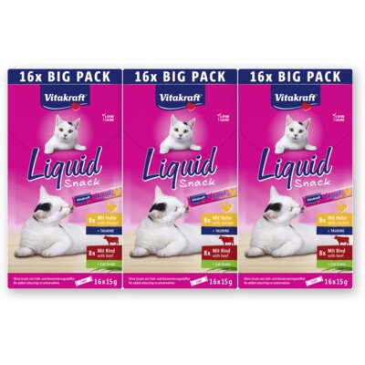 pdp-image-Vitakraft Liquid snack bigpack chicken en beef 3pk