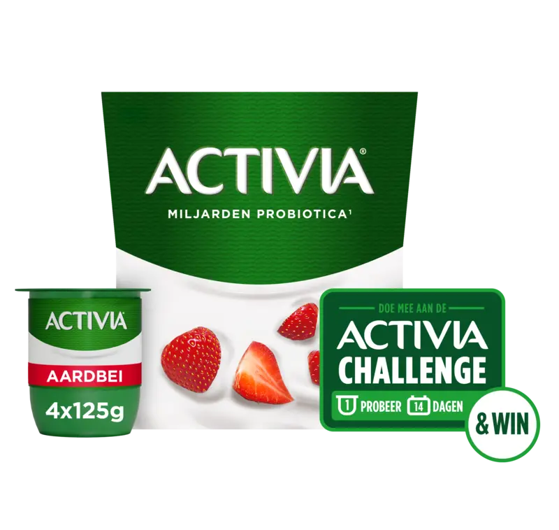 Activia Yoghurt aardbei