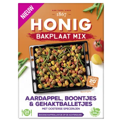 pdp-image-Honig Mix aardappel, boontjes, gehaktballetjes