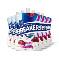 Melkunie Breaker kers yoghurt zonnebloem 6-pack
