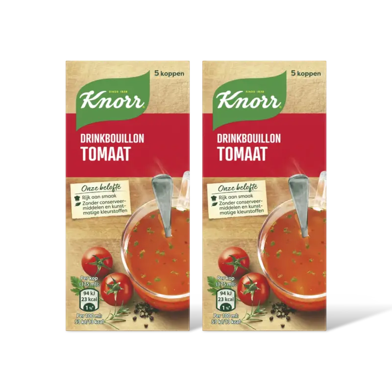 Drinkbouillon tomaat 2-pack