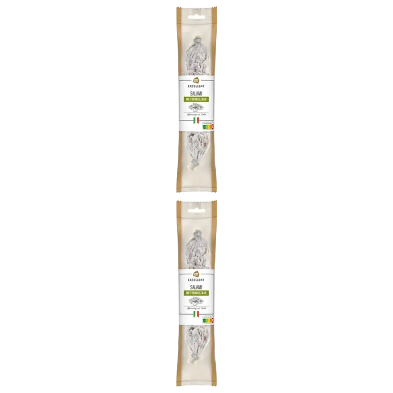 Salami met venkelzaad 2-pack