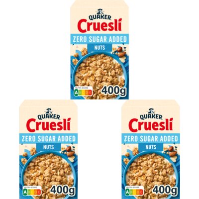 pdp-image-Quaker Cruesli zero sugar added nuts 3-pack