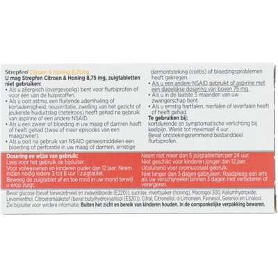 pdp-image-Strepfen Citroen en honing zuigtabletten