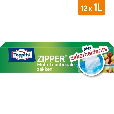pdp-image-Toppits Zipper multi-functionele zakken 1 liter