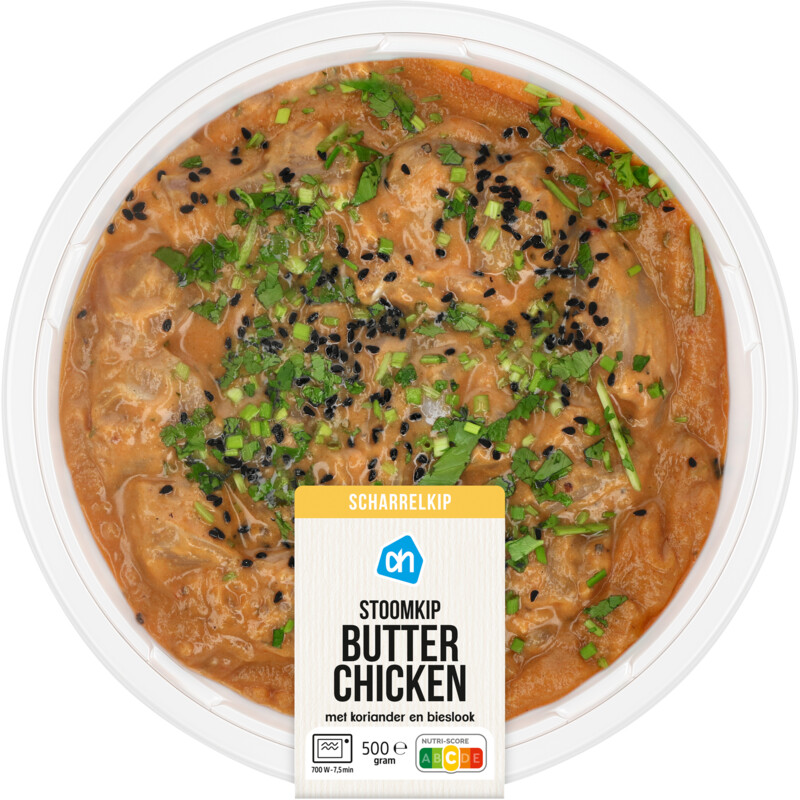 Een afbeelding van AH Stoomkip butter chicken