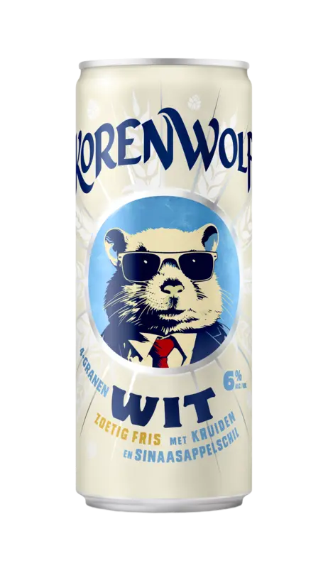 Korenwolf 4-Granen Wit 250ML