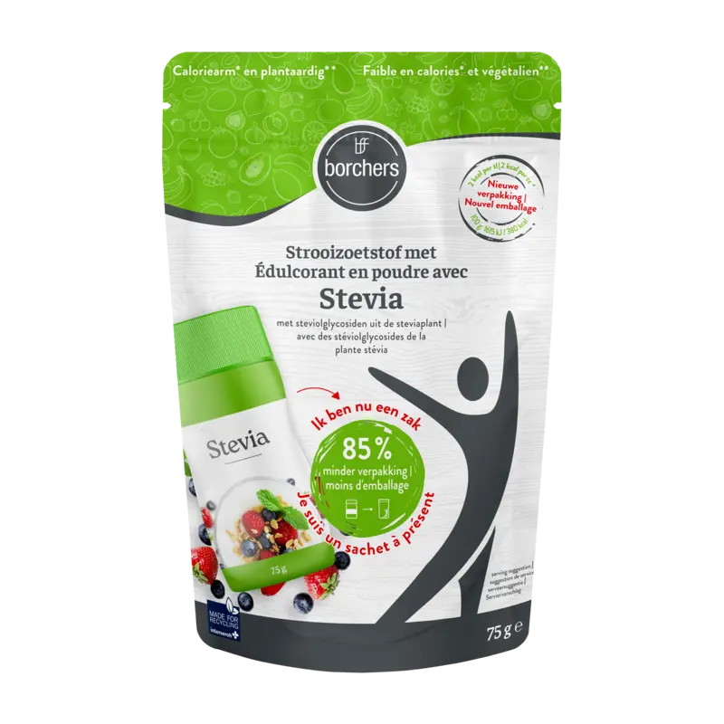Strooizoetstof met stevia