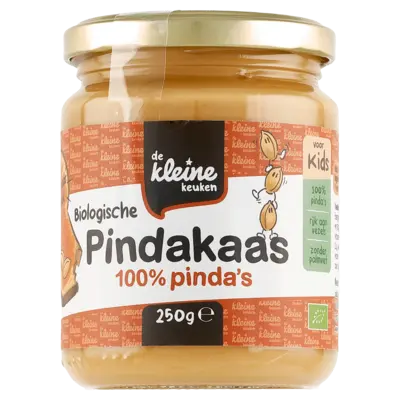 pdp-image-De Kleine Keuken Biologische pindakaas 100% pinda's kids