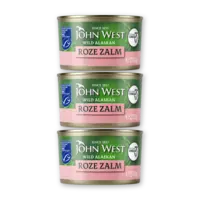 John West Wilde roze zalm 3-pack