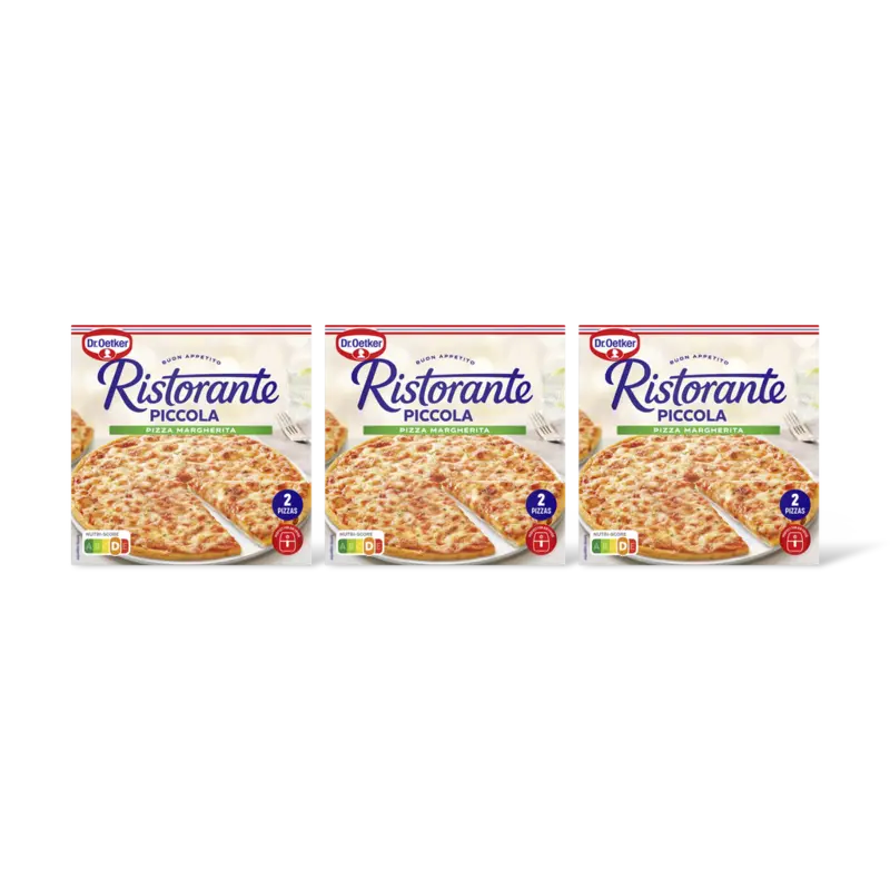 Dr. Oetker Ristorante pizza piccola margherita 3pck