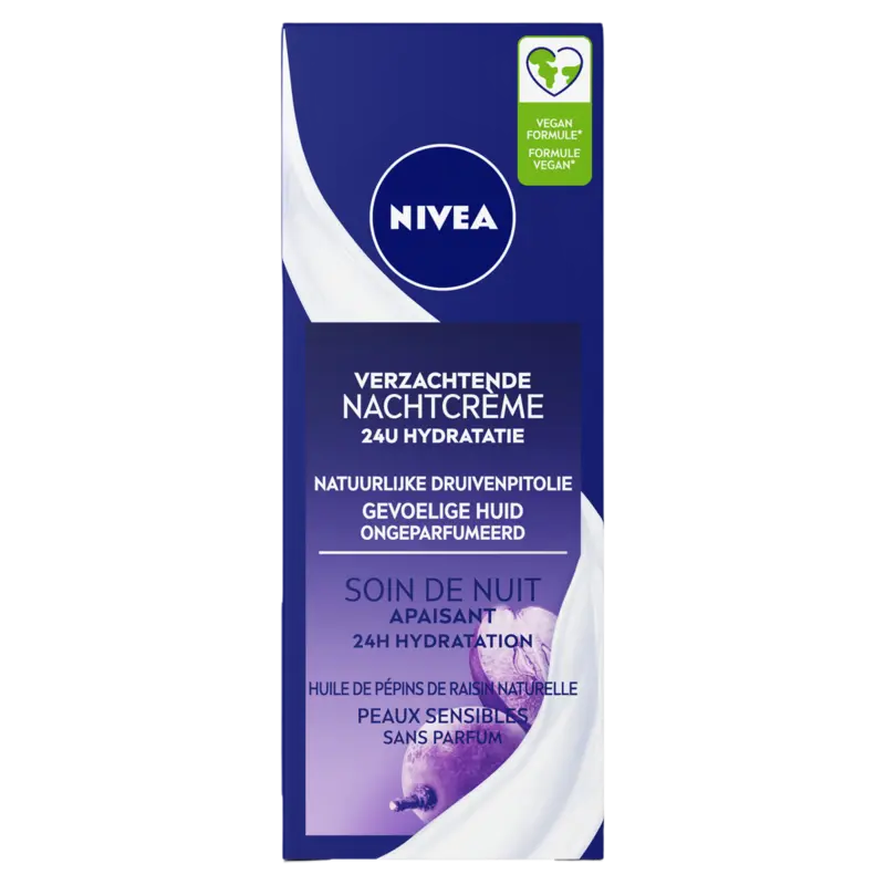 NIVEA Verzachtende nachtcrème gevoelige huid