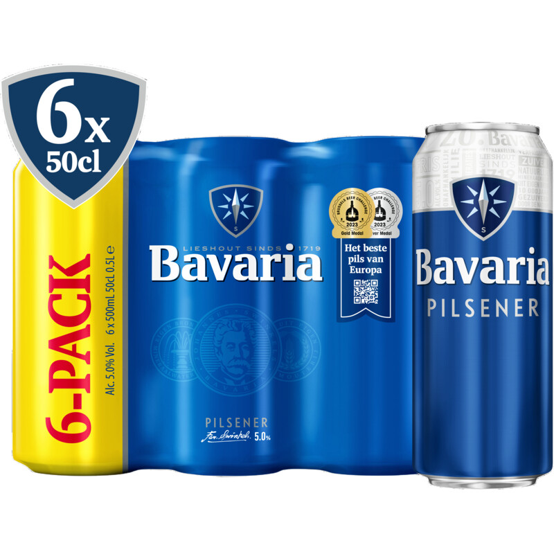 Een afbeelding van Bavaria Pilsener 6-pack