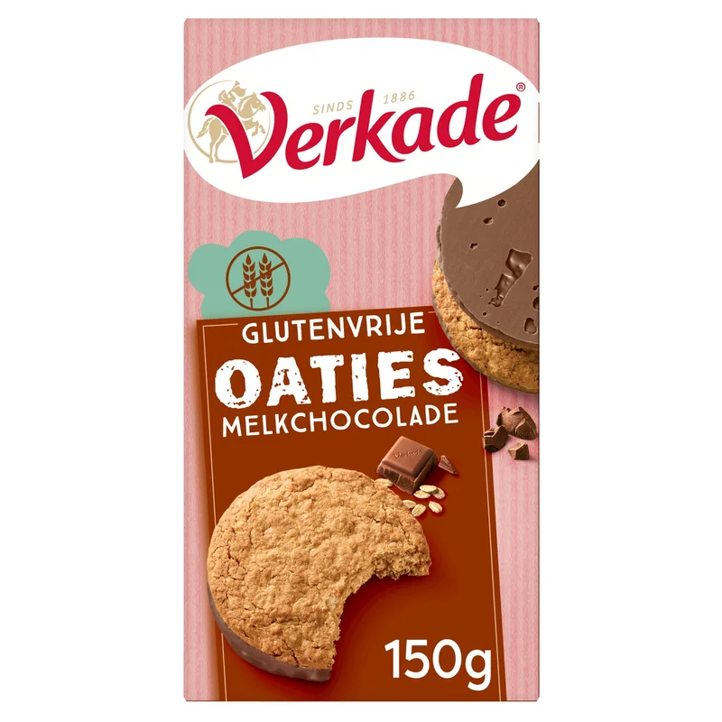 Verkade Glutenvrije oaties melkchocolade