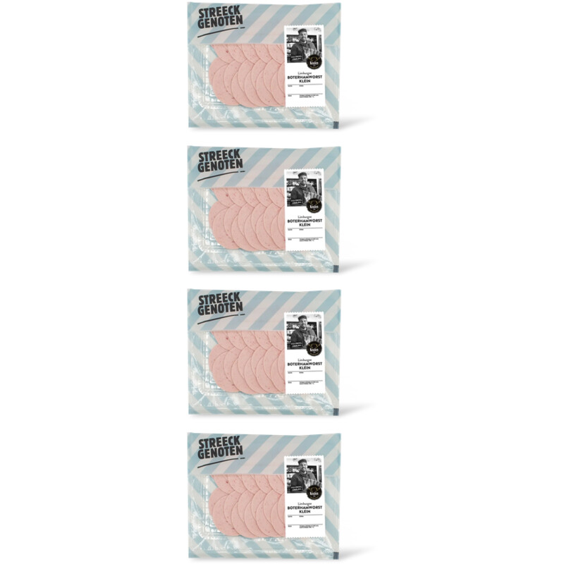 Streeckgenoten Boterhamworst klein 4-pack