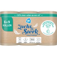 Een afbeelding van AH Recycle toiletpapier 3laags 6=9 rollen