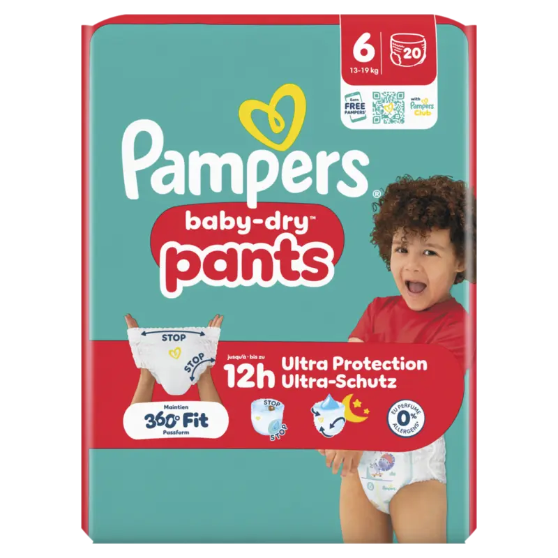 Baby-Dry Pants Maat 6, 20 Luierbroekjes