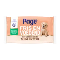 Page Shea butter vochtig toiletpapier