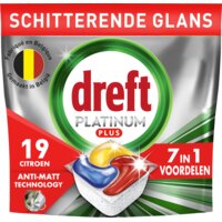 Een afbeelding van Dreft Platinum plus vaatwascapsules citroen