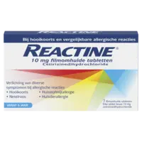 Reactine Hooikoortstabletten cetirizine 10 mg