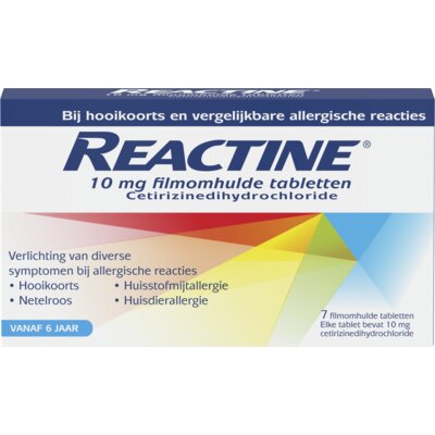 pdp-image-Reactine Hooikoortstabletten cetirizine 10 mg