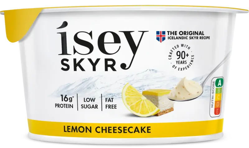 Isey Skyr lemon cheesecake