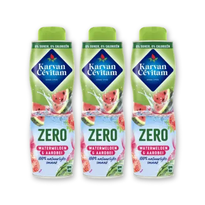 pdp-image-Karvan Cévitam Zero watermeloen & aardbei siroop 3-pack