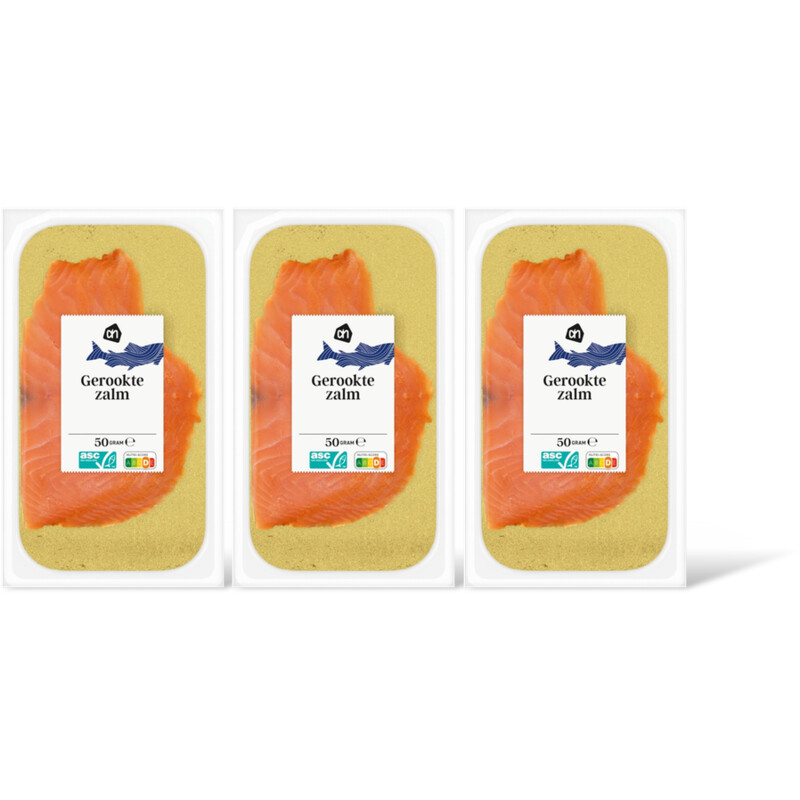 AH Gerookte zalm 3-pck
