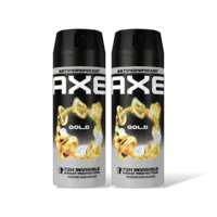 Axe Gold anti-transpirant spray 2-pack