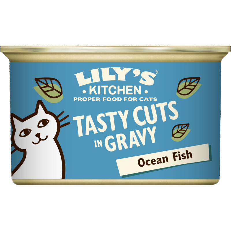 Een afbeelding van Lily's Kitchen Tasty cuts in saus met oceaanvis