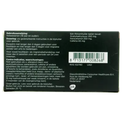 pdp-image-Excedrin Migraine tabletten
