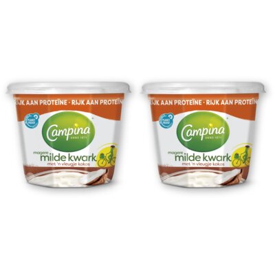 pdp-image-Campina Magere milde kwark kokos 2-pack
