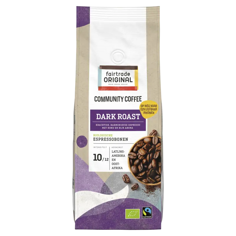 Fairtrade Original Community coffee dark roast bonen