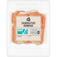 Een afbeelding van AH Zalmrolletjes roomkaas