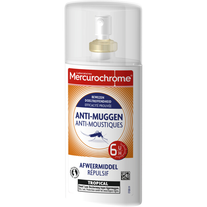Mercurochrome Anti-muggen afweermideel bel