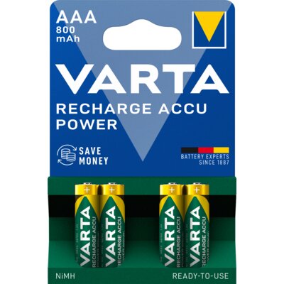 pdp-image-Varta AAA oplaadbare batterijen 800 mAh
