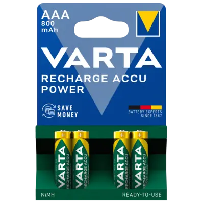 pdp-image-Varta AAA oplaadbare batterijen 800 mAh