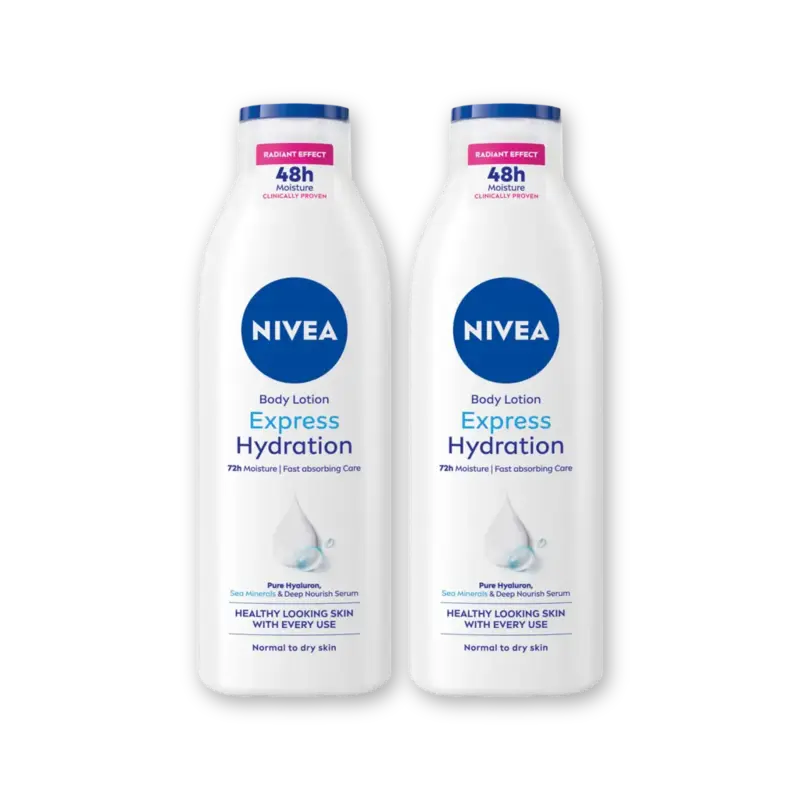 NIVEA Body essentials express bodylotion 2-pck