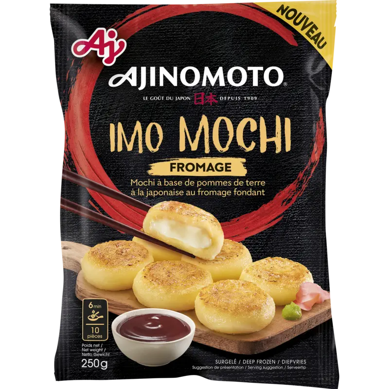 Potato mochi with cheese