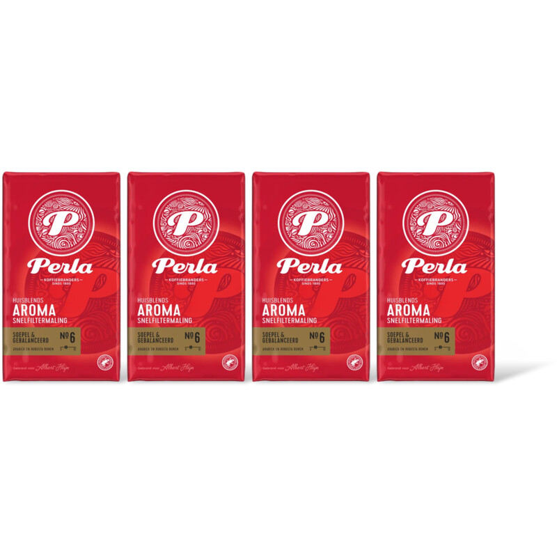 Perla Huisblends Aroma snelfiltermaling 4-pck