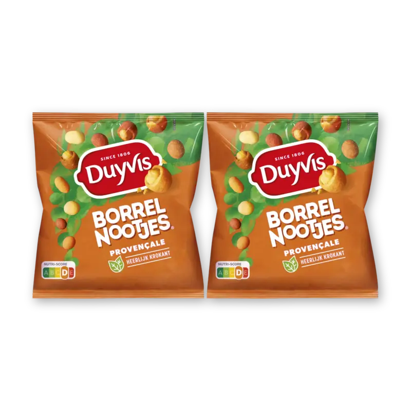 Duyvis Borrelnootjes provencale 2-pack