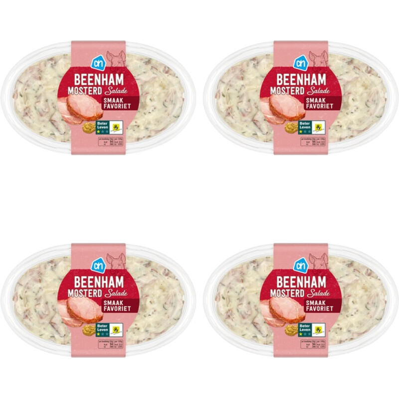 Een afbeelding van AH Beenham mosterd salade 4-pack