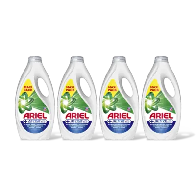 pdp-image-Ariel Vloeibaar+ active wasmiddel 4-pack