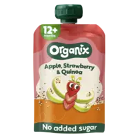 Organix Knijpfruit strawberry, quinoa 12m+