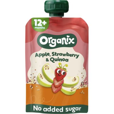 pdp-image-Organix Knijpfruit strawberry, quinoa 12m+
