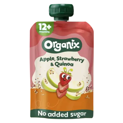pdp-image-Organix Knijpfruit strawberry, quinoa 12m+