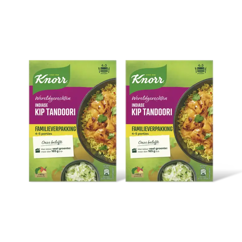 Knorr Indiase kip tandoori XL 2-pack