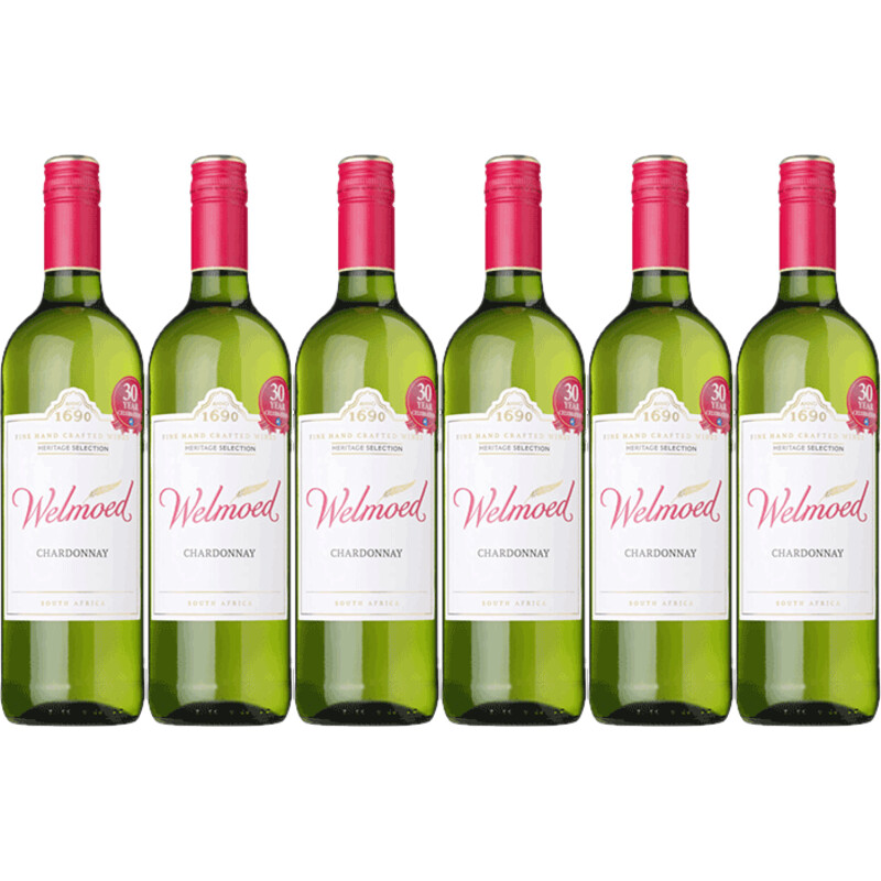 Een afbeelding van Welmoed Chardonnay 6 flessen