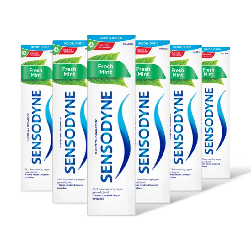 Sensodyne Fresh mint tandpasta 6-pack