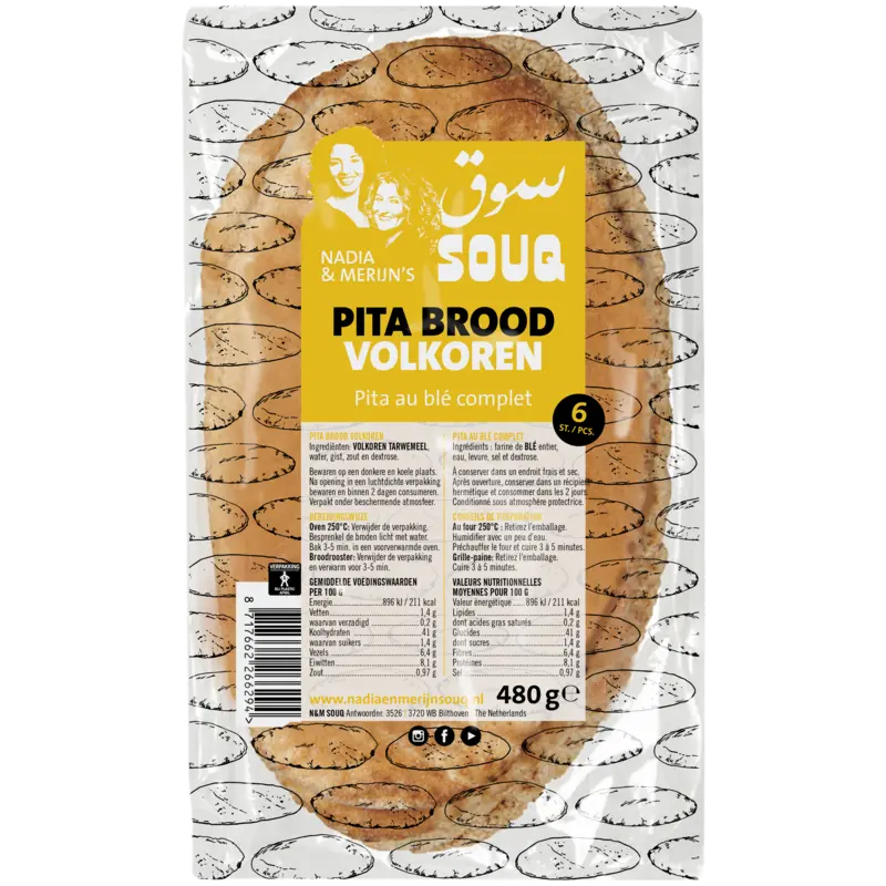 Souq Pita brood volkoren